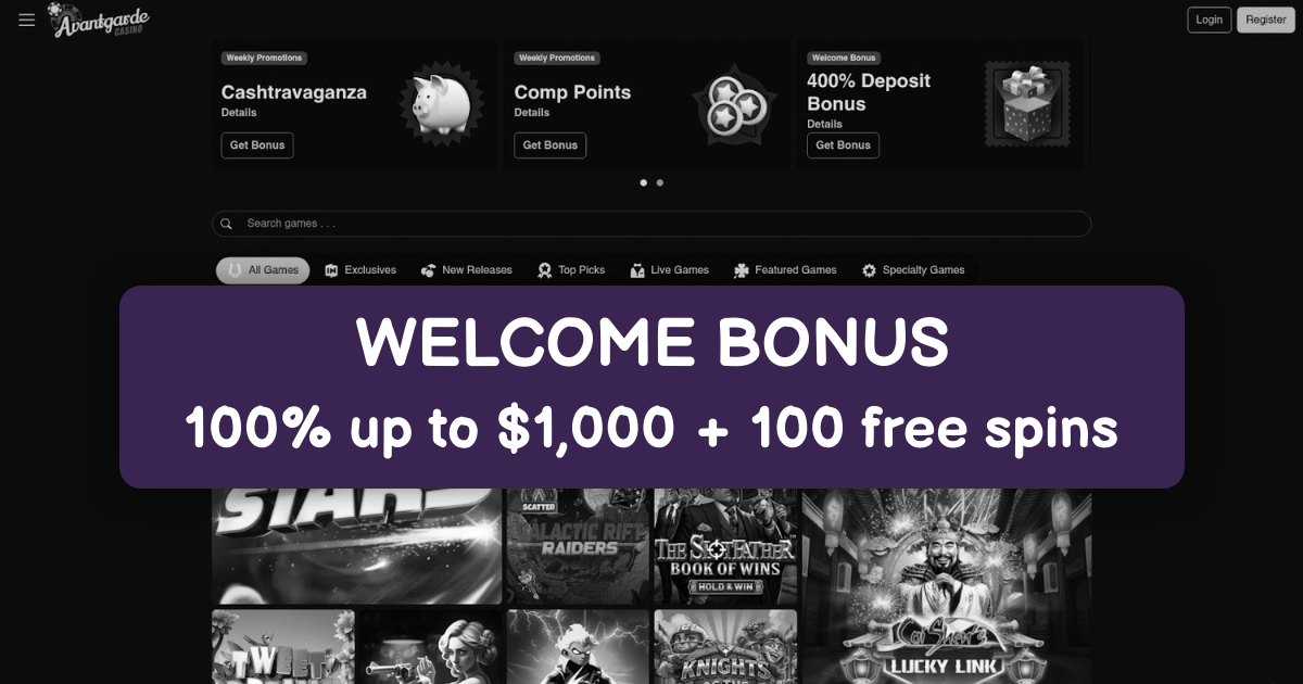 Avantgarde Casino | No Deposit Bonus & Free Spins USA